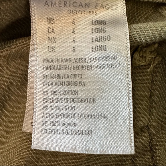 American Eagle Wide Leg Crop Jeans - Picture 7 of 8